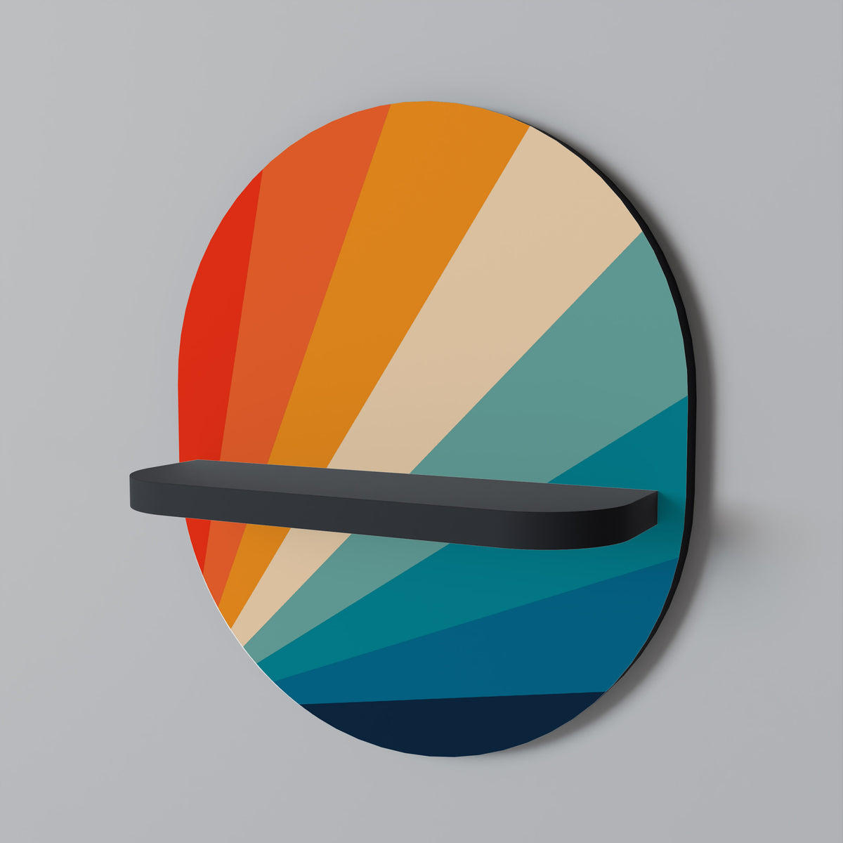 PRISM CONCUSSION Dekoratives Wandregal