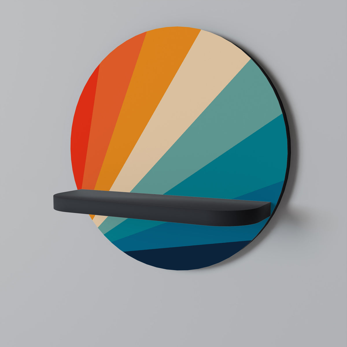 PRISM CONCUSSION Dekoratives Wandregal