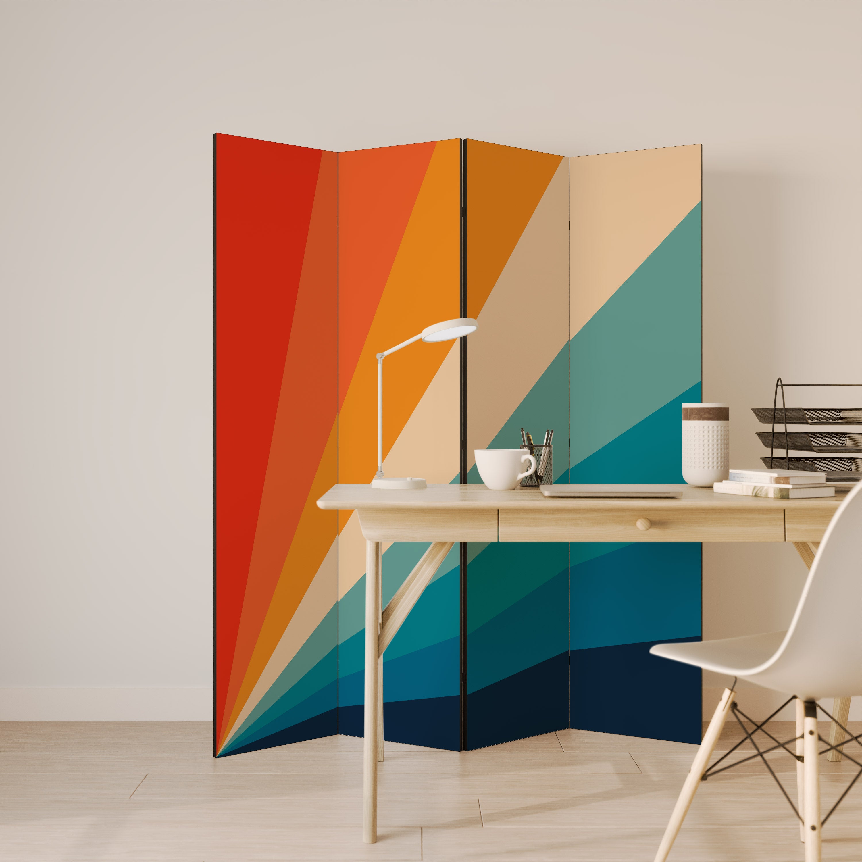 PRISM CONCUSSION 4-Panel Room Divider