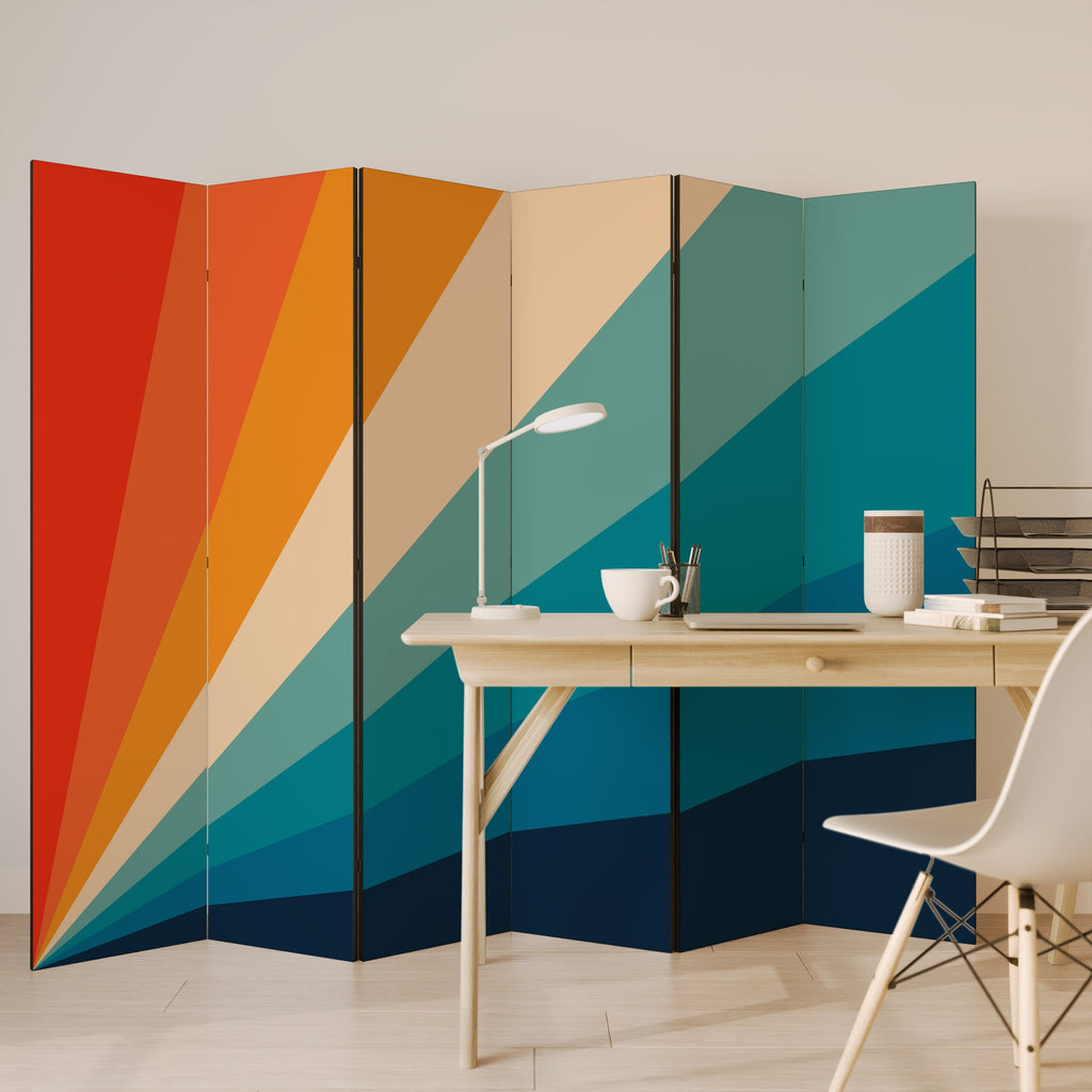PRISM CONCUSSION Dekorativer 6-teiliger Raumteiler