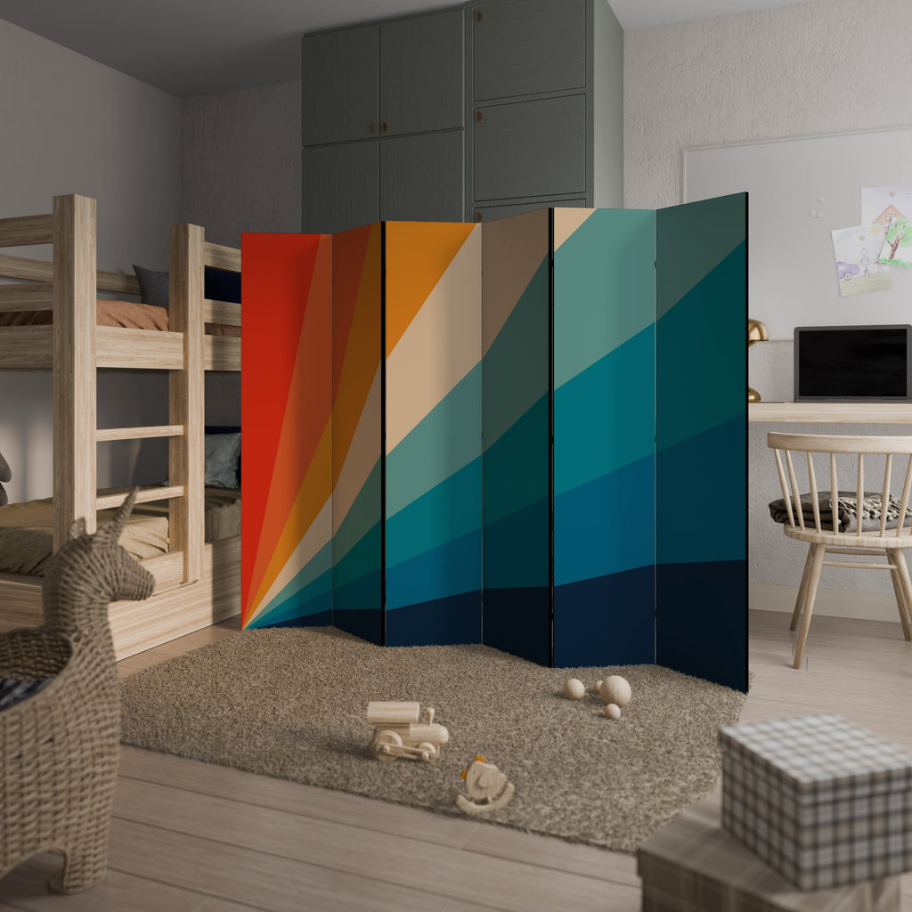 PRISM CONCUSSION Dekorativer 6-teiliger Raumteiler