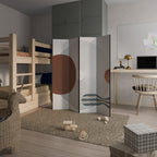 QUIET SNAPSHOT Dekorativer Paravent - 4-teilig