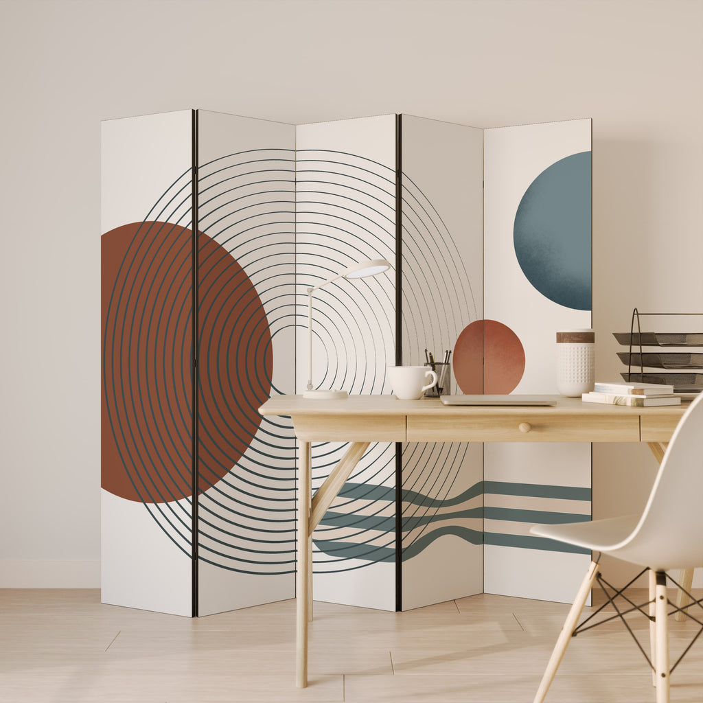 QUIET SNAPSHOT 5-teiliger Paravent