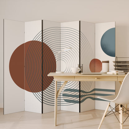 QUIET SNAPSHOT 6-Panel Room Divider