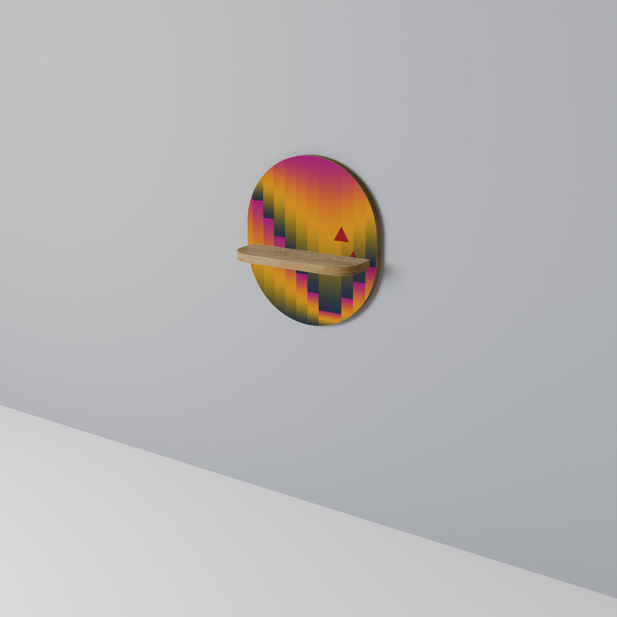 GOLDEN FADE Dekoratives Wandregal