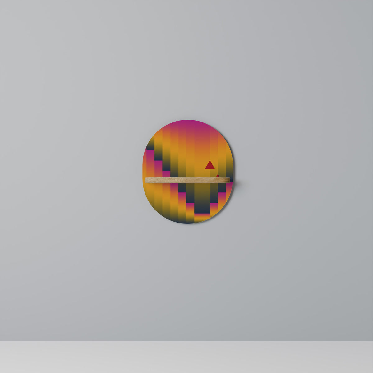 GOLDEN FADE Dekoratives Wandregal