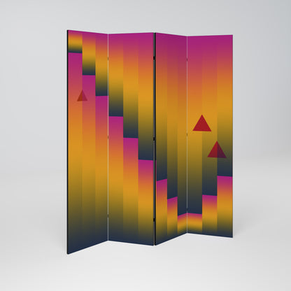 GOLDEN FADE 4-teiliger Paravent