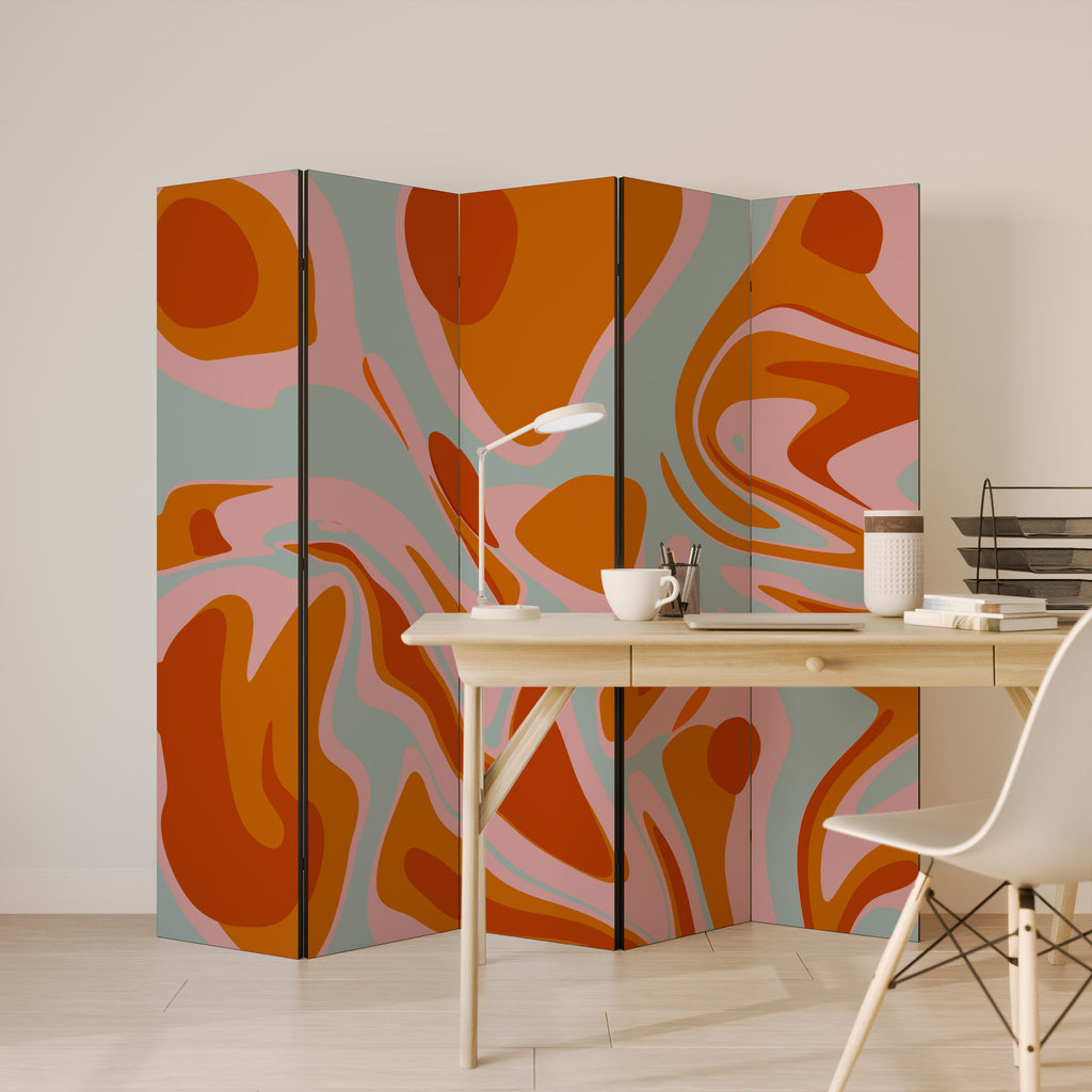 FLOATING BURN 5-teiliger Paravent