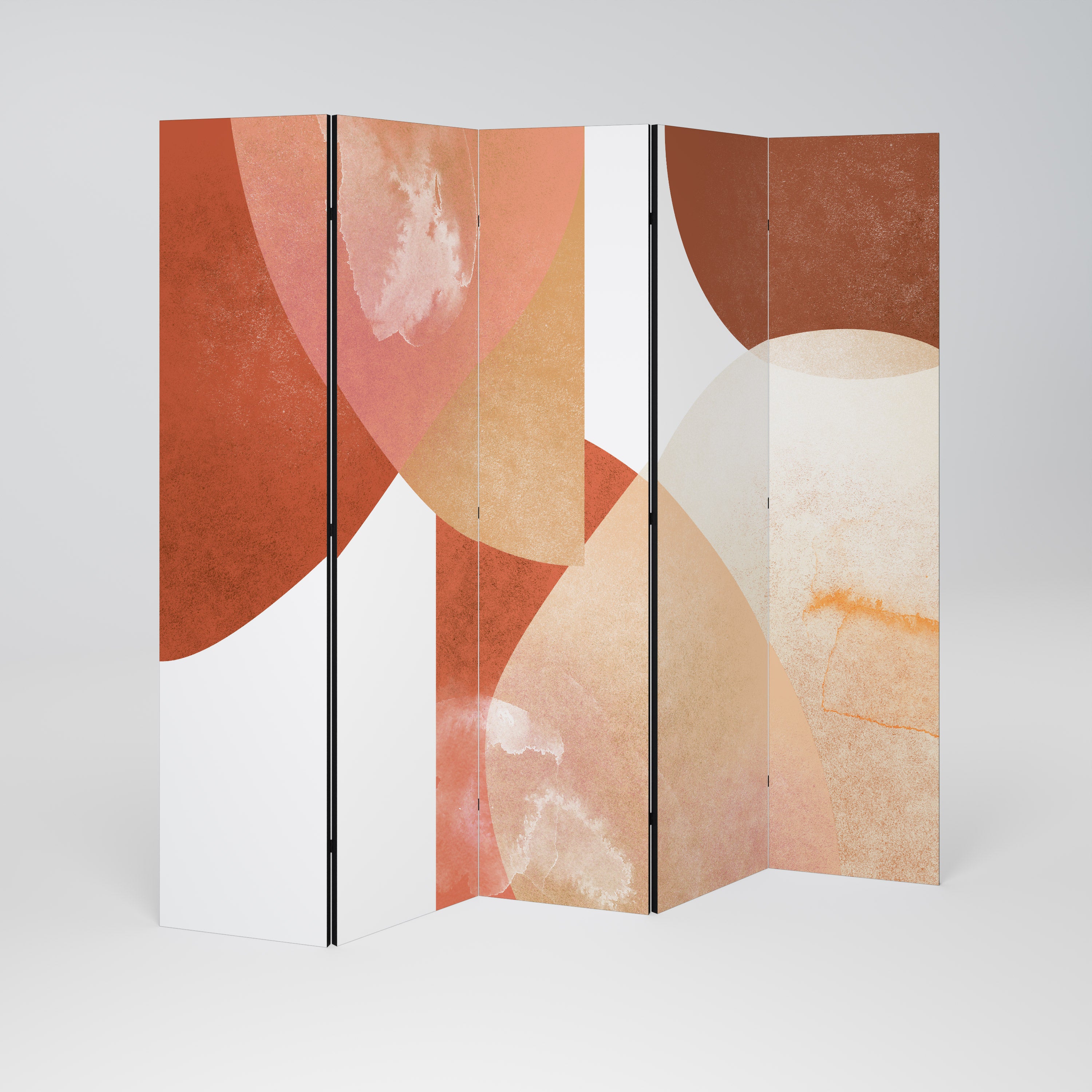 LEVITATING HOURS 5-Panel Room Divider