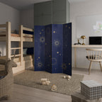 MIDNIGHT PATH Dekorativer Paravent - 4-teilig