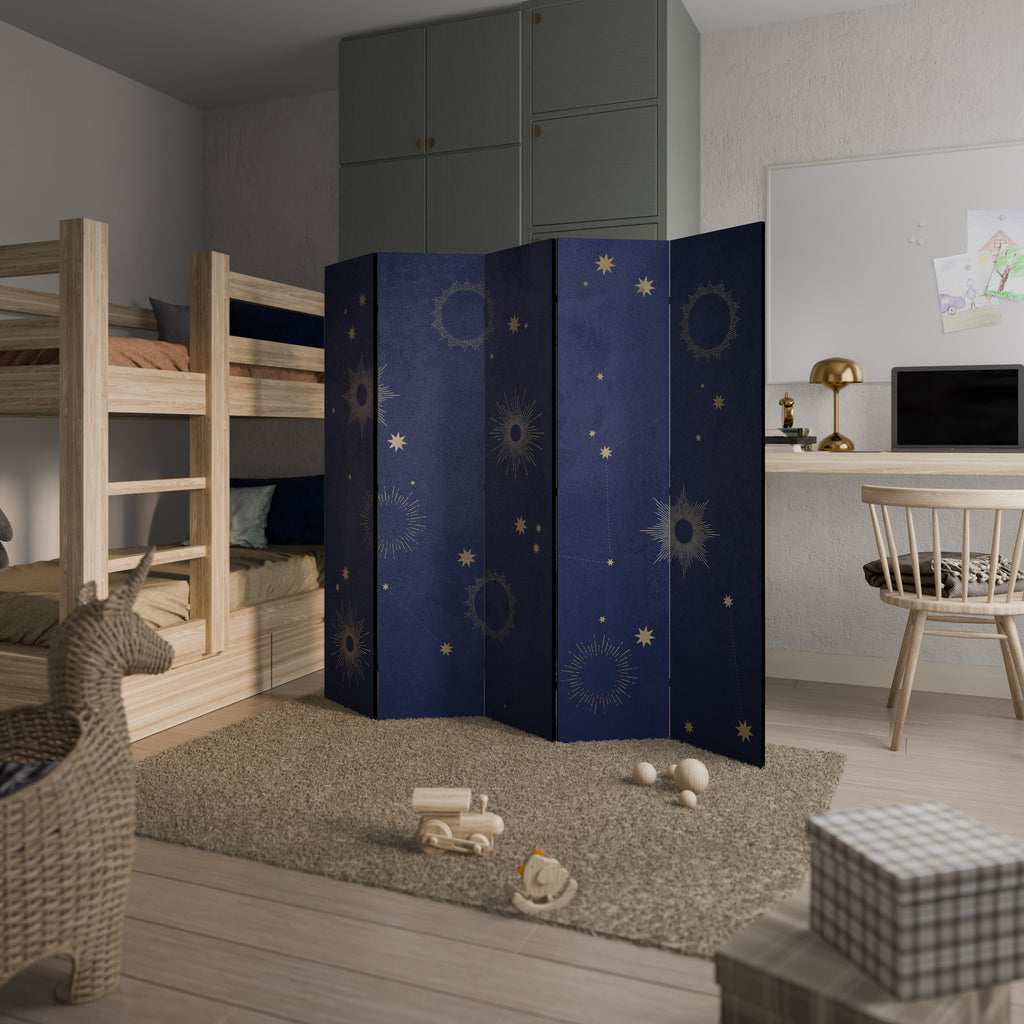 MIDNIGHT PATH 5-teiliger Paravent