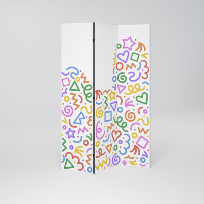 SHAPE EXCITEMENT 3-teiliger Paravent