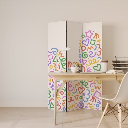 SHAPE EXCITEMENT 3-teiliger Paravent