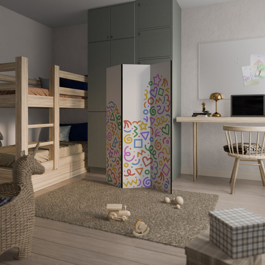 SHAPE EXCITEMENT 3-teiliger Paravent