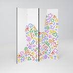 SHAPE EXCITEMENT 4-teiliger Paravent