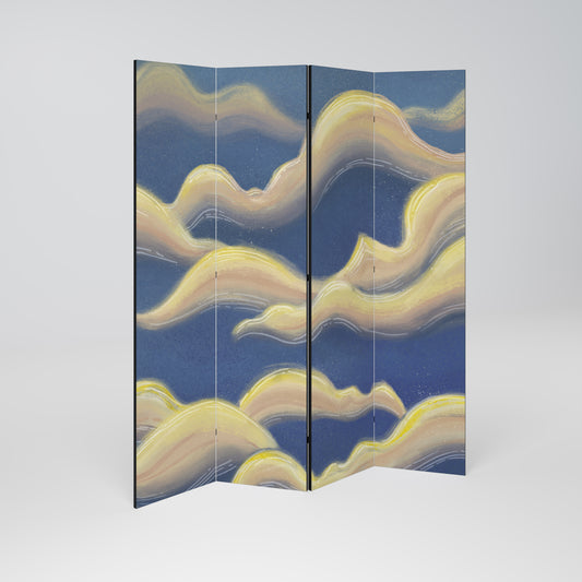CLOUD RUFFLE 4-teiliger Paravent