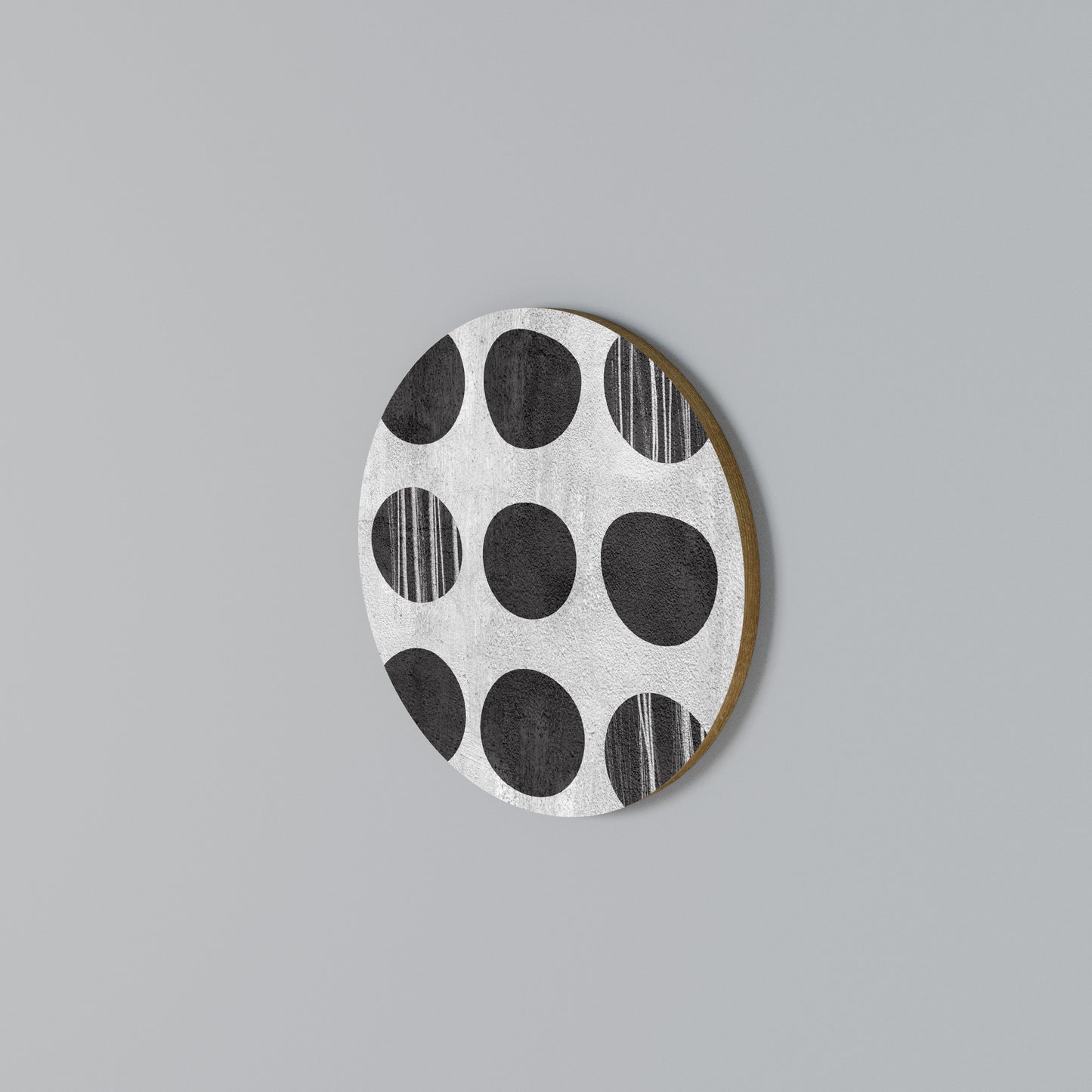 GHOSTLY GRADIENTS Round Wall Art