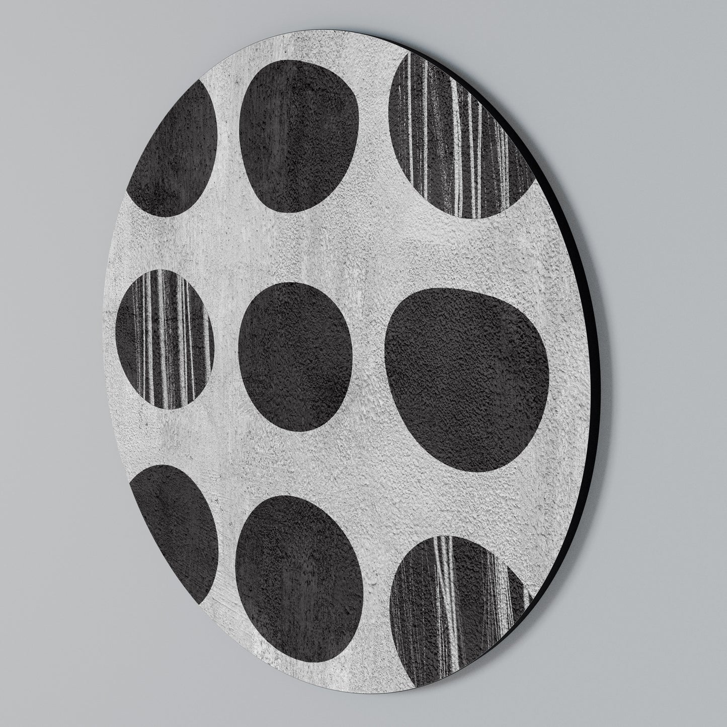 GHOSTLY GRADIENTS Round Wall Art