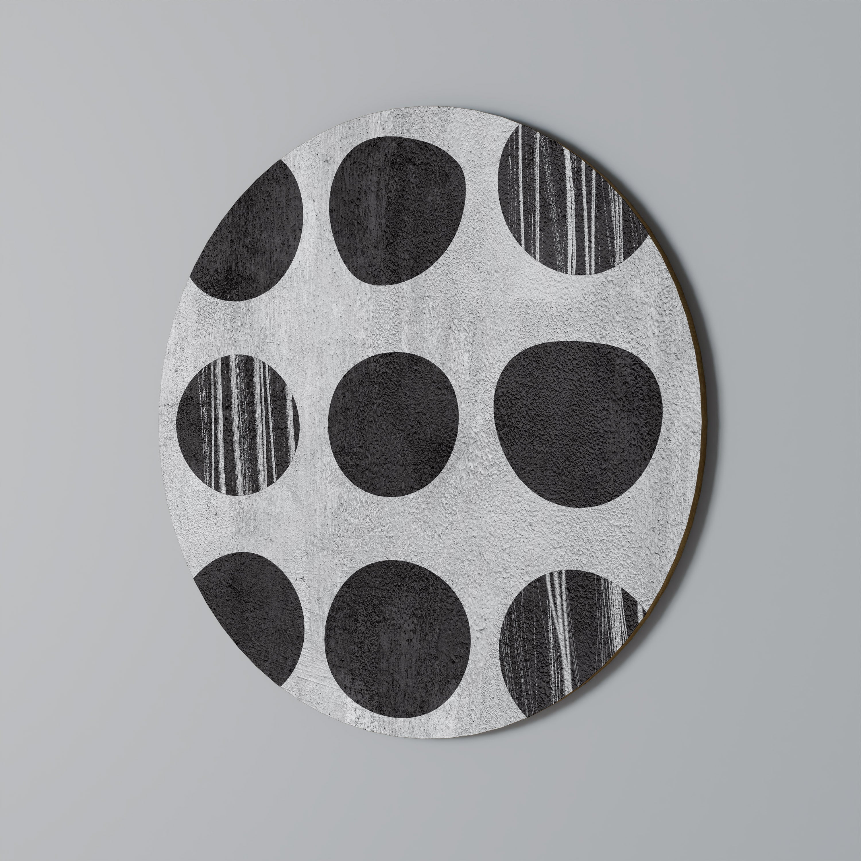 GHOSTLY GRADIENTS Runde Wanddekoration Ø 69 cm