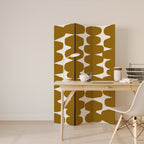 MOLTEN ECHOES Dekorativer Paravent - 3-teilig