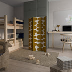 MOLTEN ECHOES Dekorativer Paravent - 3-teilig