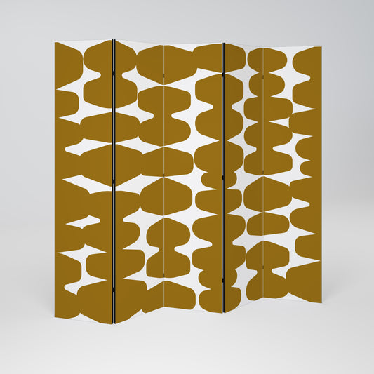 MOLTEN ECHOES 5-Panel Room Divider