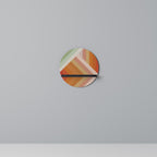 GRADIENT PICKS Rundes Kunstregal in Schwarz