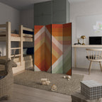 GRADIENT PICKS Dekorativer Paravent - 4-teilig