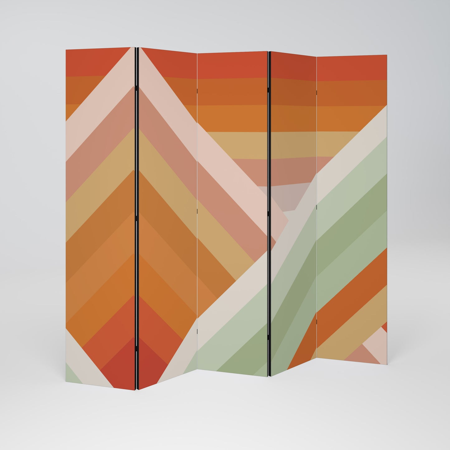 GRADIENT PICKS 5-teiliger Paravent