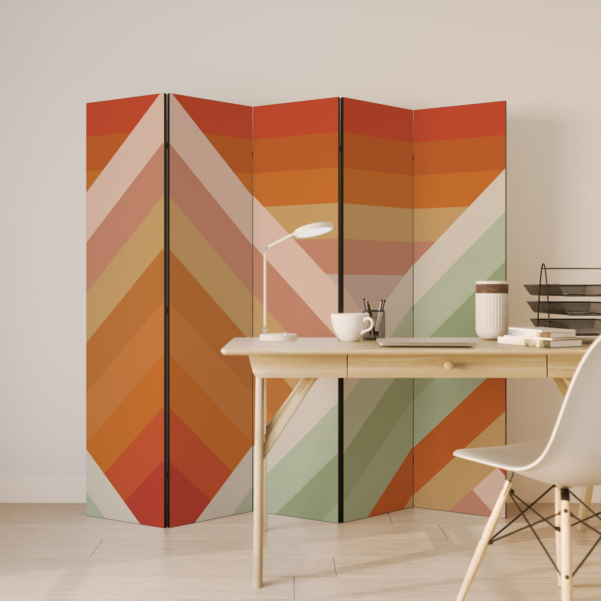GRADIENT PICKS 5-teiliger Paravent