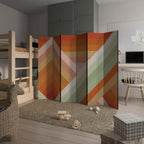 GRADIENT PICKS Dekorativer Paravent - 6-teilig