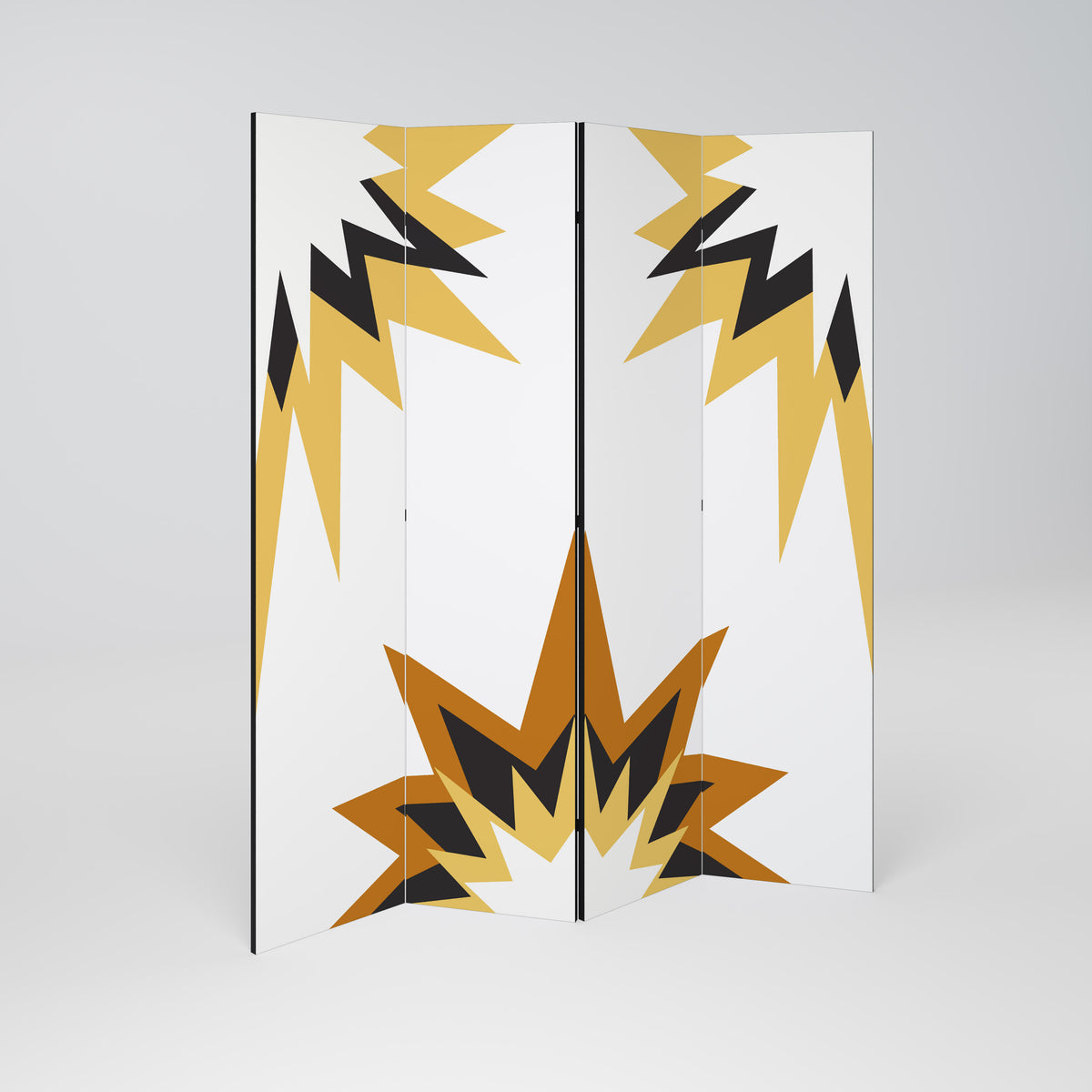 EXPLOSIVE HARMONY 4-teiliger Paravent