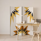 EXPLOSIVE HARMONY 4-Panel Room Divider