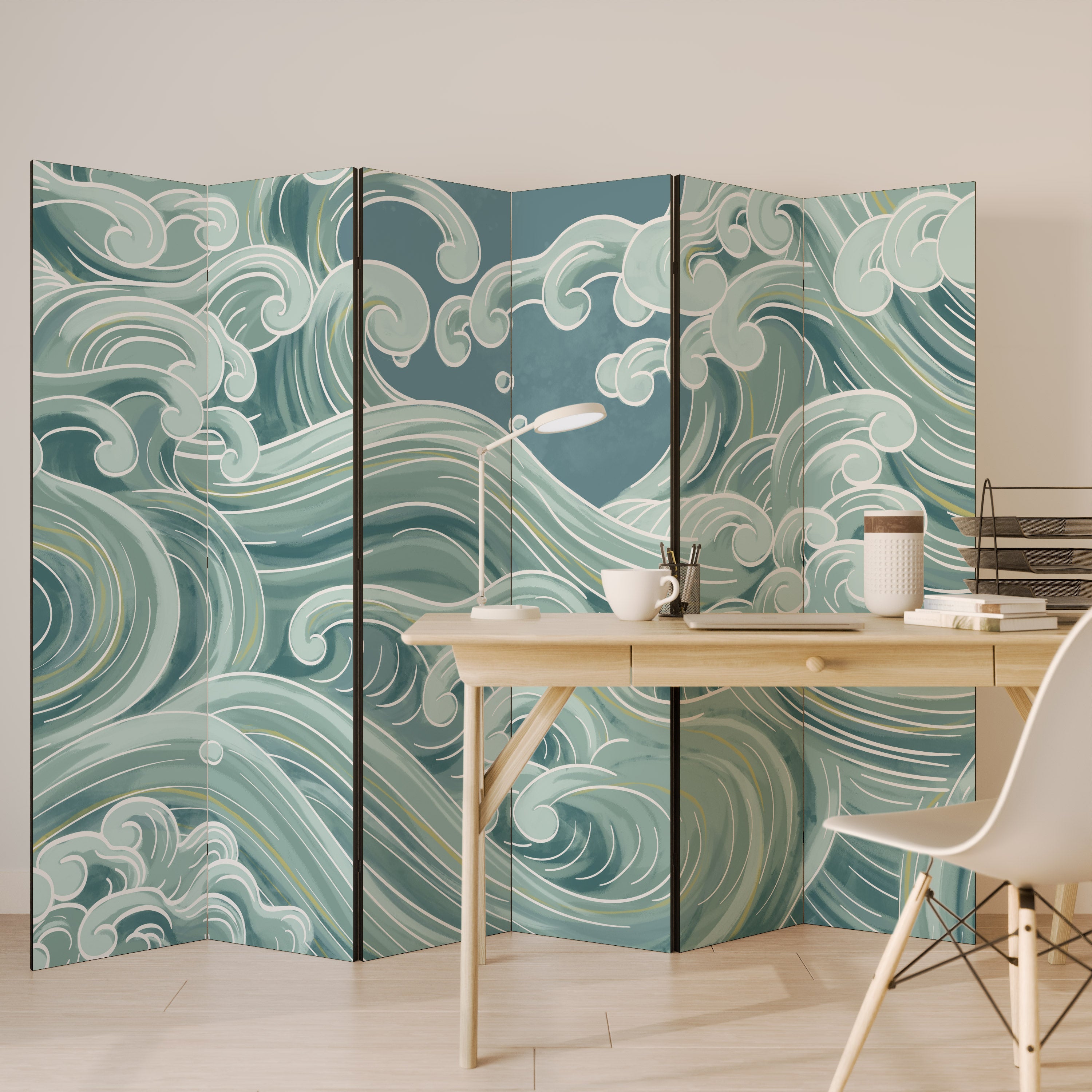 ASIAN SWAY 6-teiliger Paravent