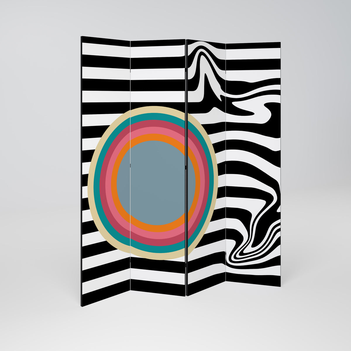 SPECTRA SHOWCASE 4-teiliger Paravent