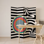 SPECTRA SHOWCASE Dekorativer Paravent - 4-teilig