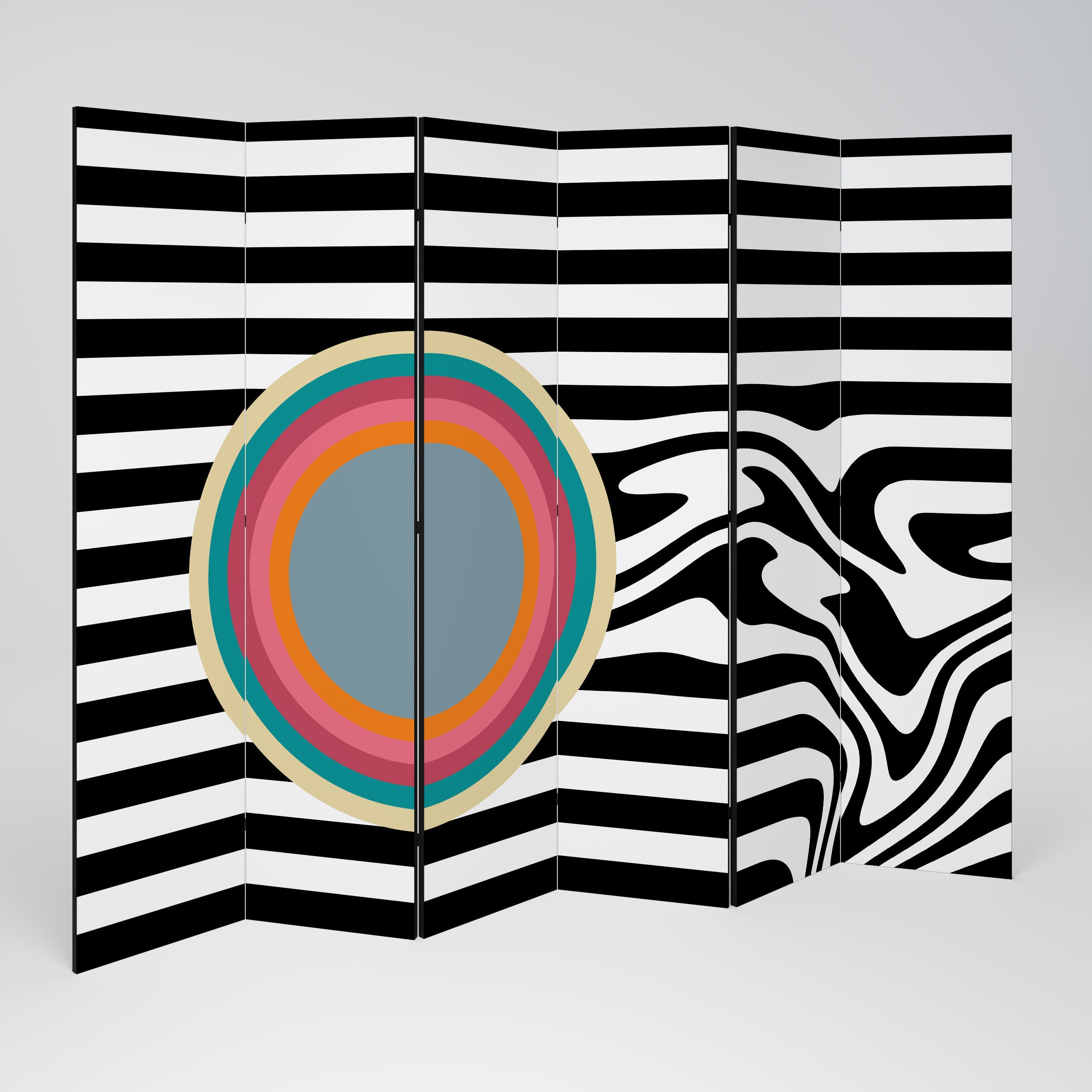 SPECTRA SHOWCASE Decorative 6-Panel Room Divider