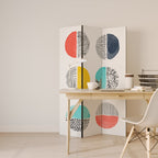 SHAPESHIFT TREASURES Dekorativer Paravent - 3-teilig