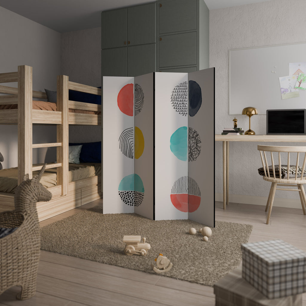 SHAPESHIFT TREASURES Decorative 4-Panel Room Divider