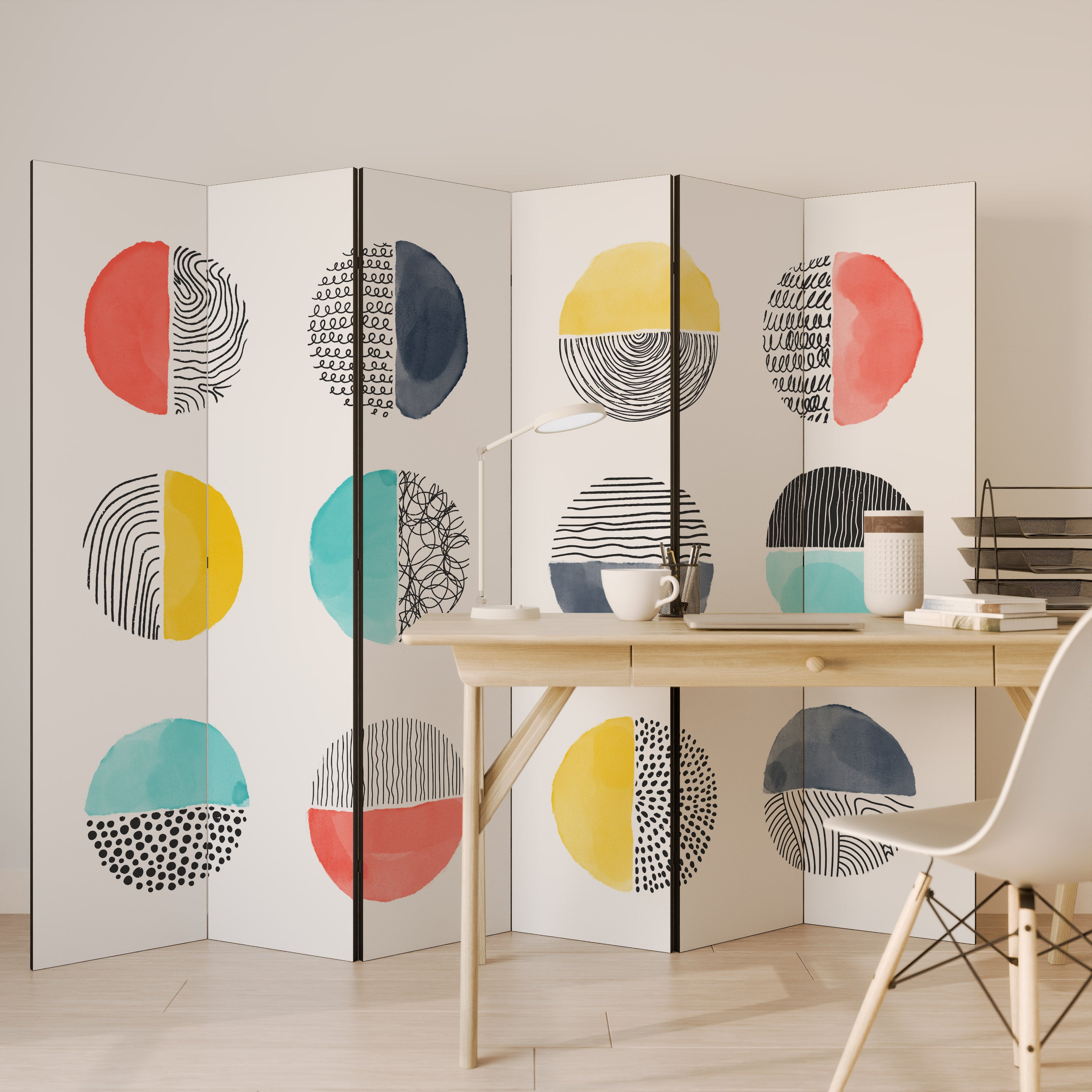 SHAPESHIFT TREASURES 6-teiliger Paravent