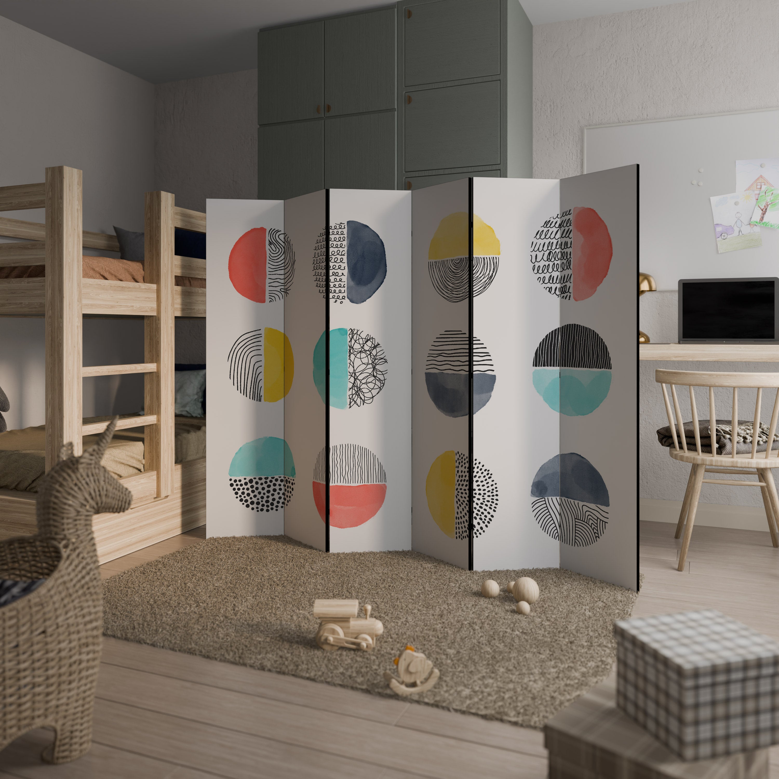 SHAPESHIFT TREASURES 6-teiliger Paravent