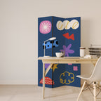 DREAMY HUMOR Decorative 3-Panel Room Divider