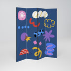 DREAMY HUMOR 4-Panel Room Divider