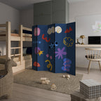 DREAMY HUMOR Decorative 5-Panel Room Divider