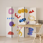DREAMY MOOD Decorative 5-Panel Room Divider