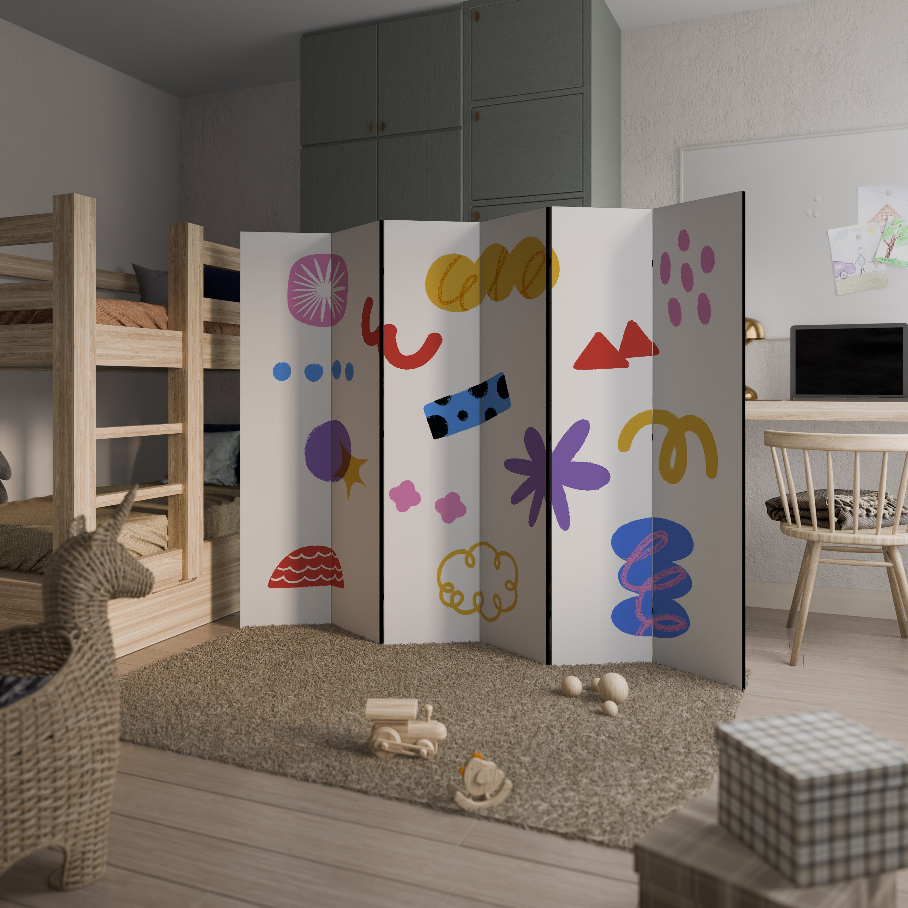 DREAMY MOOD 6-teiliger Paravent