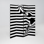 POLYLINE FUZZY Dekorativer Paravent - 4-teilig