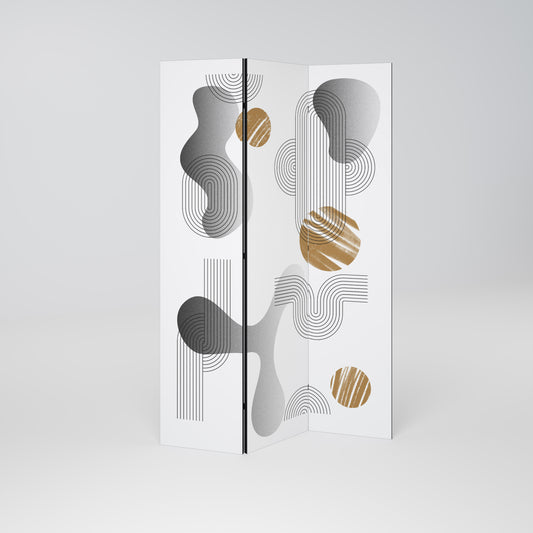 CLEAR CREATIONS 3-teiliger Paravent