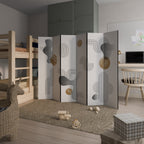 CLEAR CREATIONS Dekorativer Paravent - 6-teilig