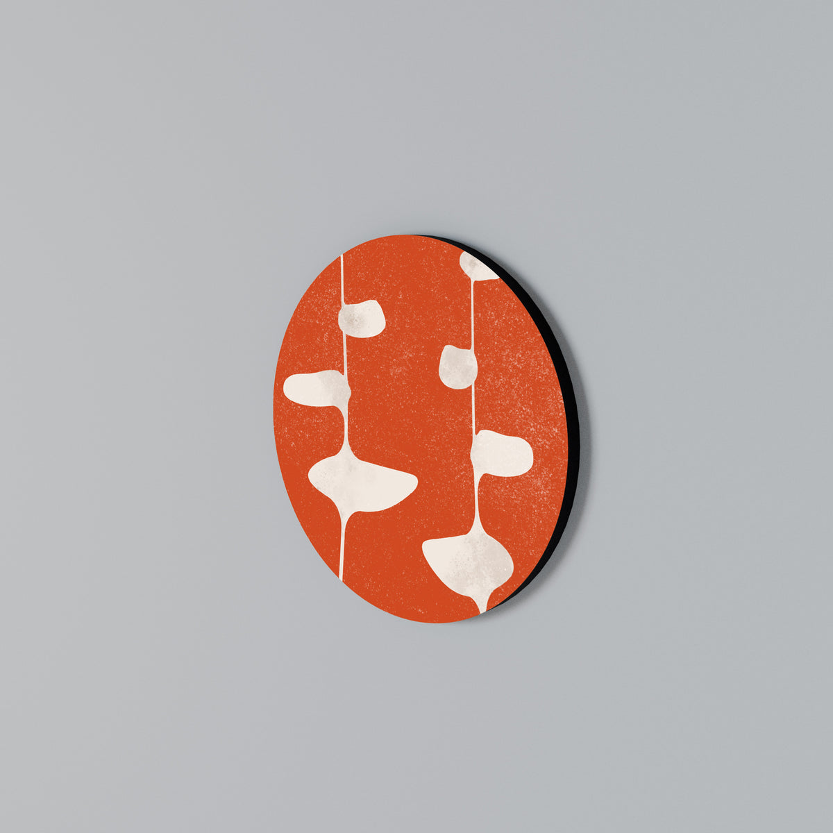 COURAGE MOLD Rundes Wandbild
